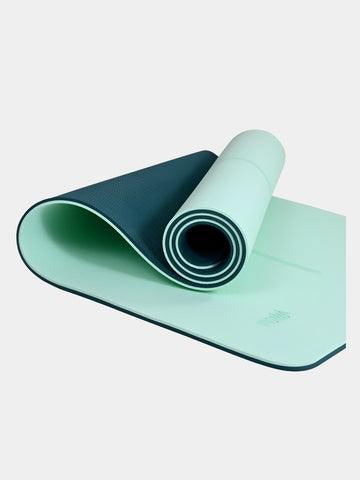 TPE Yoga Mat 183x61cm – Anti-Slip, Shock Absorption for Fitness.