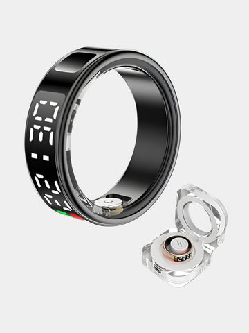 Smart Ring – Heart Rate, Blood Oxygen Monitor, Waterproof Fitness Tracker.